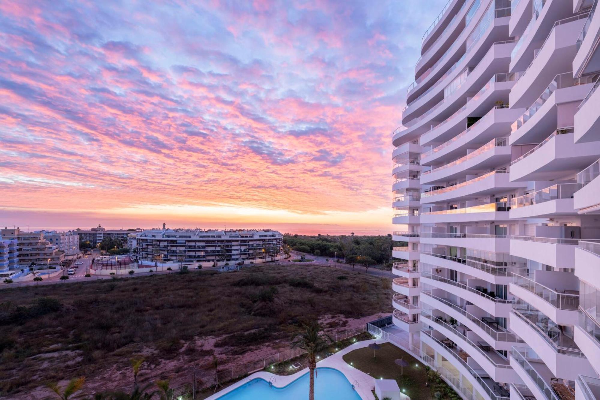 Gran Canet 2Br! Walk To Beach, Sea View, Sauna & Gym Canet d'En Berenguer ภายนอก รูปภาพ